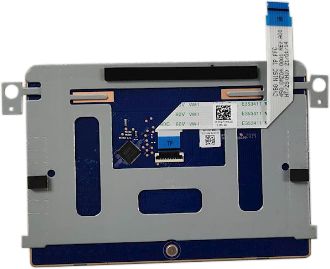 Dell - Kit de réparation Touchpad complet pour ordinateur portable Vostro 5510 - Câble, élément tactile noir, support et connecteur plat flexible