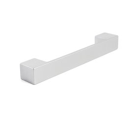 HERRAJES ALK - Poignée de tirage Titant Zamak - Finition gris RAL 9006, blanc mat, noir mat et aluminium - Distance 160 mm