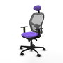 Piqueras y Crespo Chaise de Bureau Jorquera Lila et Gris