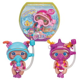 Famosa Mini Bellies Bubblefart Série 2, Figurines avec Sons Aquatiques (Mini Muak, Mini Achoo, Mini Splash), Multilingue, +3 Ans