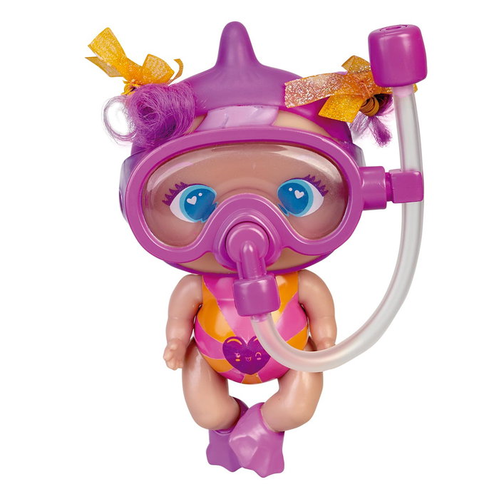 Famosa Mini Bellies Bubblefart Série 2, Figurines avec Sons Aquatiques (Mini Muak, Mini Achoo, Mini Splash), Multilingue, +3 Ans