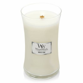 Bougie Parfumée Woodwick Core Large White Teak 609 g