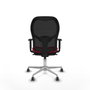 Piqueras y Crespo Chaise de Bureau 1D086G0 Rouge