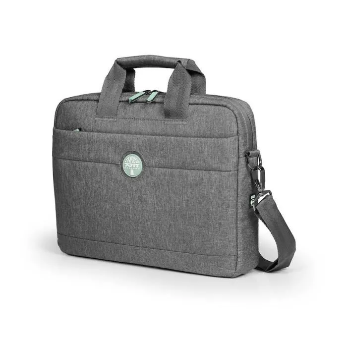 Port Designs Sacoche PC ECO YOSEMITE pour ordinateur portable 15.6 pouces, gris, élégante et compacte, fabriquée à partir de matériaux recyclés r-PET & PET Port Designs Sacoche PC ECO YOSEMITE pour ordinateur portable 15.6 pouces, gris, élégante et compacte, fabriquée à partir de matériaux recyclés r-PET & PET