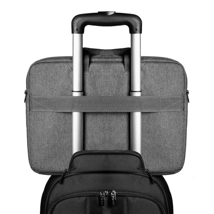 Port Designs Sacoche PC ECO YOSEMITE pour ordinateur portable 15.6 pouces, gris, élégante et compacte, fabriquée à partir de matériaux recyclés r-PET & PET Port Designs Sacoche PC ECO YOSEMITE pour ordinateur portable 15.6 pouces, gris, élégante et compacte, fabriquée à partir de matériaux recyclés r-PET & PET