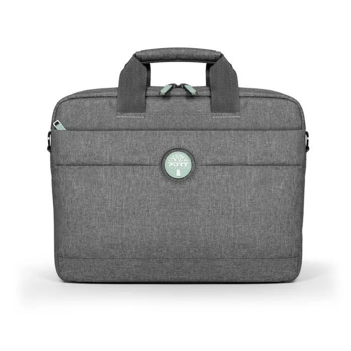Port Designs Sacoche PC ECO YOSEMITE pour ordinateur portable 15.6 pouces, gris, élégante et compacte, fabriquée à partir de matériaux recyclés r-PET & PET Port Designs Sacoche PC ECO YOSEMITE pour ordinateur portable 15.6 pouces, gris, élégante et compacte, fabriquée à partir de matériaux recyclés r-PET & PET