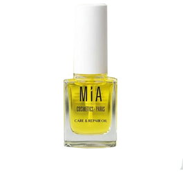Mia Cosmetics Paris Huile réparatrice et nourrissante pour ongles et cuticules 11 ml - avec Oméga, kératine, vitamines E et F