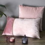 Home Deco Factory Coussin Bicolore 30x50 cm avec bordure dorée
