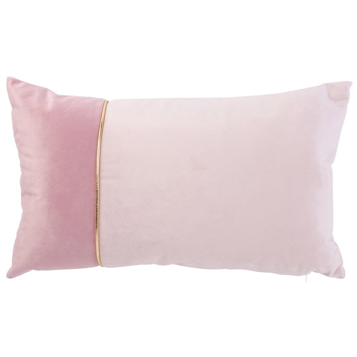 Home Deco Factory Coussin Bicolore 30x50 cm avec bordure dorée
