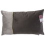 Home Deco Factory Coussin Bicolore 30x50 cm avec bordure dorée