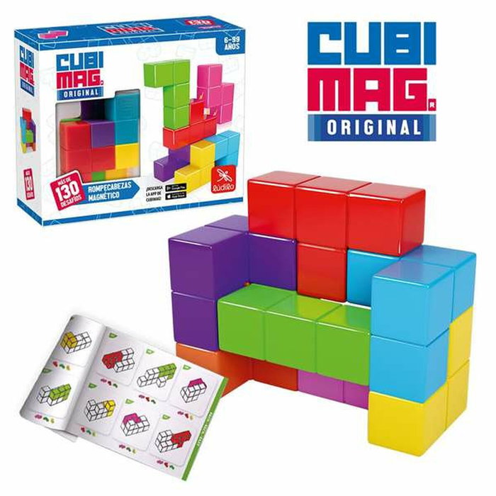 Ludilo Cubimag - 7 pièces magnétiques avec défis 3D Ludilo Cubimag - 7 pièces magnétiques avec défis 3D
