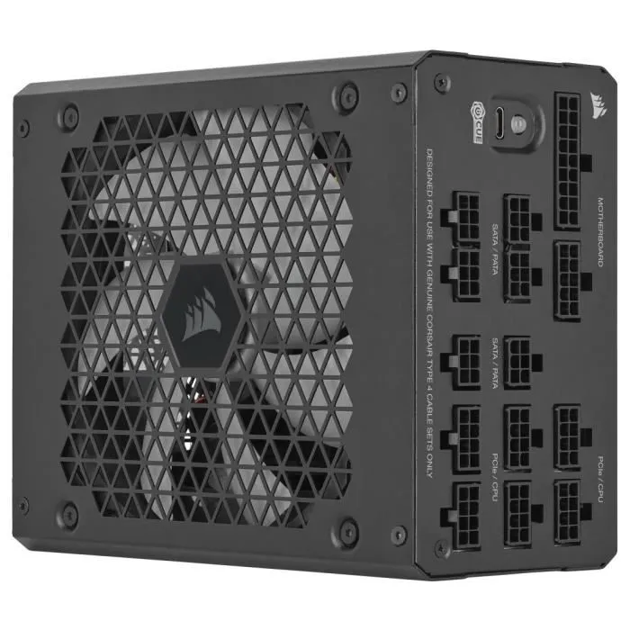 Corsair iCUE LINK HX1000i SHIFT - Alimentation PC Modulaire 1000W - ATX 3.1, PCIe 5.1, Cybenetics Platinum - Ventilateur 140mm - Garantie 10 ans Corsair iCUE LINK HX1000i SHIFT - Alimentation PC Modulaire 1000W - ATX 3.1, PCIe 5.1, Cybenetics Platinum - Ventilateur 140mm - Garantie 10 ans