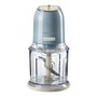 Ariete 438/05 Picadora Vintage Bleue, Mixeur 400 W avec 4 Lames en Acier Inoxydable et Design Rétro pour Cuisine