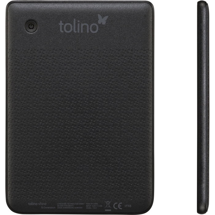 Tolino shine (5ème génération) - 16 Go - Noir