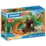 Playmobil 72071 Zoo : Au coeur de la jungle - Set avec décors tropicaux, arbre central, lianes, toboggan, barque et animaux sauvages