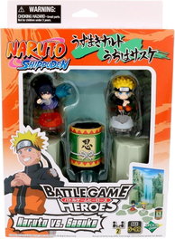 Epoch Games Naruto Shippuden Naruto vs Sasuke - Jeu de duel avec figurines