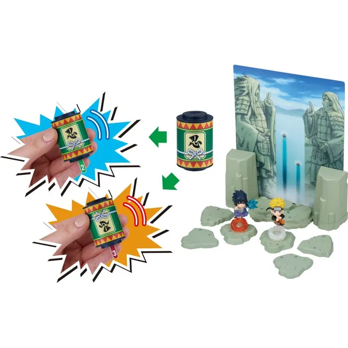 Epoch Games Naruto Shippuden Naruto vs Sasuke - Jeu de duel avec figurines Epoch Games Naruto Shippuden Naruto vs Sasuke - Jeu de duel avec figurines