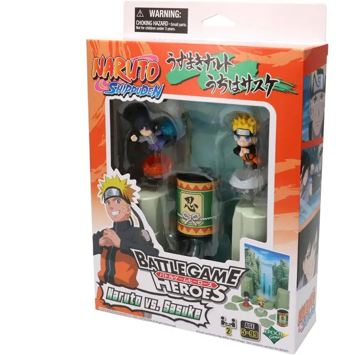 Epoch Games Naruto Shippuden Naruto vs Sasuke - Jeu de duel avec figurines Epoch Games Naruto Shippuden Naruto vs Sasuke - Jeu de duel avec figurines