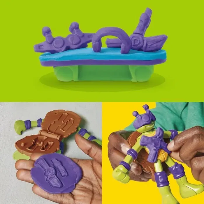 Play-Doh Station de Mutation Les Tortues Ninja - Coffret de Pâte à Modeler avec Figurine Donnie Flexible 10 cm - Loisirs Créatifs Enfants 4 Ans et Plus Play-Doh Station de Mutation Les Tortues Ninja - Coffret de Pâte à Modeler avec Figurine Donnie Flexible 10 cm - Loisirs Créatifs Enfants 4 Ans et Plus