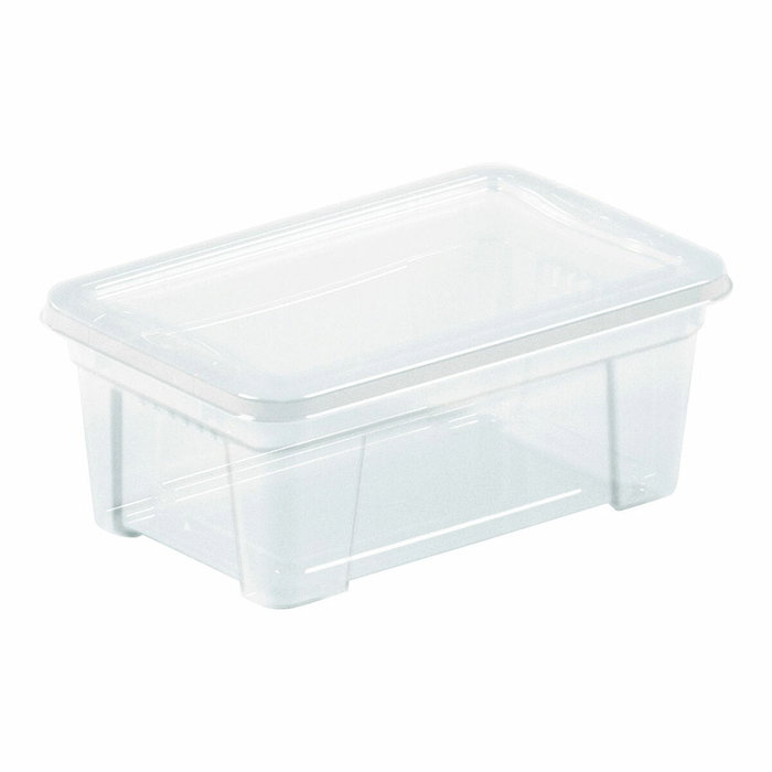 Boîte de rangement avec couvercle Mondex Space Box Transparent polypropylène 5,7 L 35,5 x 21 x 12,5 cm Boîte de rangement avec couvercle Mondex Space Box Transparent polypropylène 5,7 L 35,5 x 21 x 12,5 cm