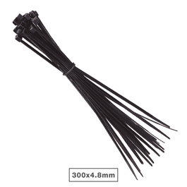 Hantums Sac de 25 colliers de serrage 300x4,8mm Noir