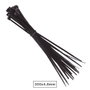Hantums Sac de 25 colliers de serrage 300x4,8mm Noir