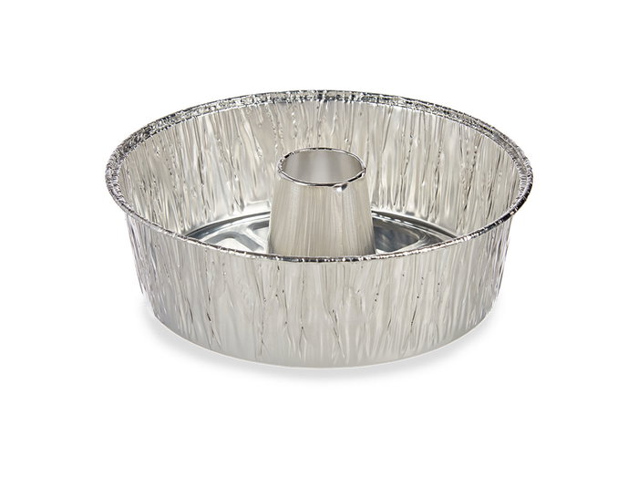 Kinvara Lot de 4 moules à flan en aluminium argenté 19,5 x 19,5 x 7 cm (Set de 24)