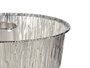 Kinvara Lot de 4 moules à flan en aluminium argenté 19,5 x 19,5 x 7 cm (Set de 24)