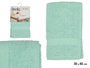 BERILO Serviette unie Turquesa 30x50 cm, lot de 36