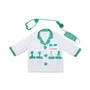 Melissa & Doug Costume Docteur avec Accessoires pour Enfants 3-6 Ans - Déguisement Professionnel Complet Veste, Stéthoscope, Otoscope, Seringue
