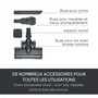 Severin HV7151 - Aspirateur balai sans fil 2-en-1 puissant 300W, 50 min d'autonomie, 650ml, transformable en aspirateur à main, filtre HEPA, Noir/Bleu