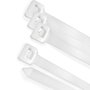 WOLFPACK LINEA PROFESIONAL Colliers de serrage en nylon Blanc / Naturel 7,8 x 540 mm (100 pièces)
