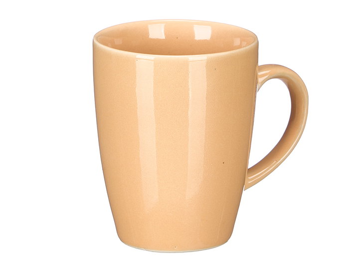 Vessia Jarra Mug Beige 330 ml Céramique 11x10x8 cm (Set de 24)