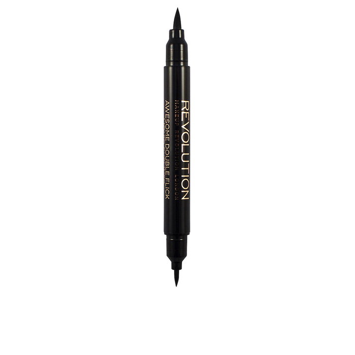 Revolution Make Up Eyeliner Liquide Double Extrémité DUAL FLICK #Noir 1ml Revolution Make Up Eyeliner Liquide Double Extrémité DUAL FLICK #Noir 1ml