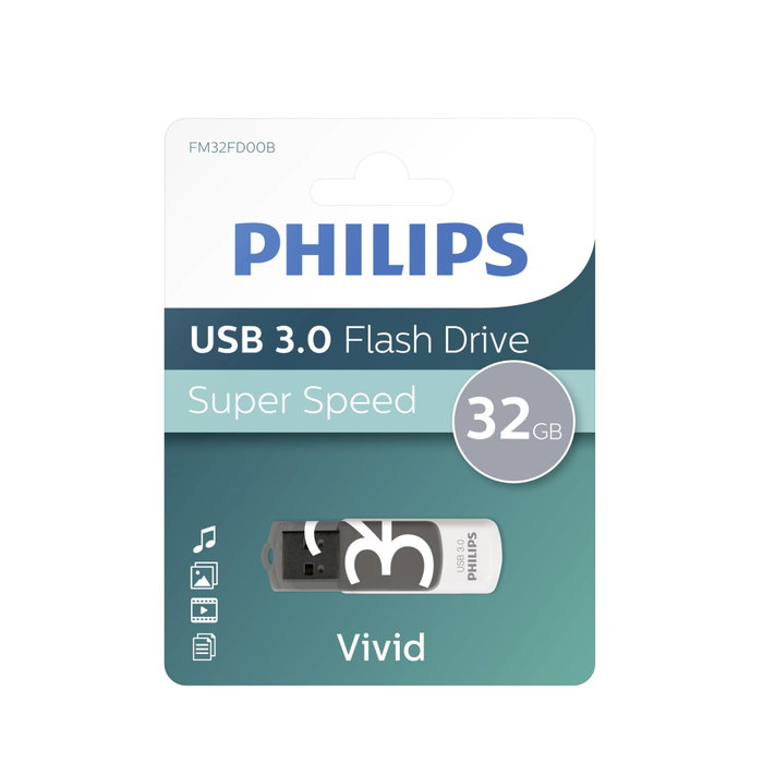 Philips USB 3.0 Vivid Edition Shadow Grey 32GB Philips USB 3.0 Vivid Edition Shadow Grey 32GB