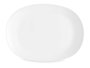 Vivalto Bandeja en verre Opal rectangulaire 36x34x2.5 cm blanc (Set de 18)