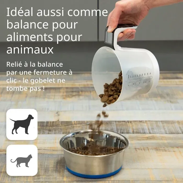 ADE - Balance Cuisine Numérique avec Pichet Doseur Gradué Amovible, Capacité 3 kg / 1 L, Précision au Gramme, Écran LCD, Fonction Tare, Piles CR2032 Incluses ADE - Balance Cuisine Numérique avec Pichet Doseur Gradué Amovible, Capacité 3 kg / 1 L, Précision au Gramme, Écran LCD, Fonction Tare, Piles CR2032 Incluses
