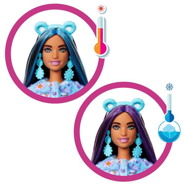 Mattel - Poupée Barbie Cutie Reveal Osos Amorosos Sueño Brillante avec 1 surprise à découvrir - Âge minimum conseillé : 3 ans
