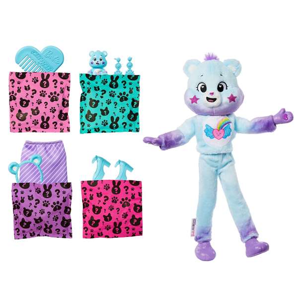 Mattel - Poupée Barbie Cutie Reveal Osos Amorosos Sueño Brillante avec 1 surprise à découvrir - Âge minimum conseillé : 3 ans