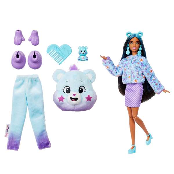 Mattel - Poupée Barbie Cutie Reveal Osos Amorosos Sueño Brillante avec 1 surprise à découvrir - Âge minimum conseillé : 3 ans
