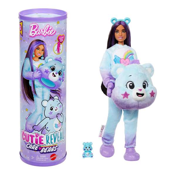 Mattel - Poupée Barbie Cutie Reveal Osos Amorosos Sueño Brillante avec 1 surprise à découvrir - Âge minimum conseillé : 3 ans