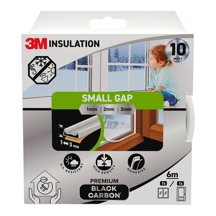 3M Joint d'isolation premium blanc, 6 m 3M Joint d'isolation premium blanc, 6 m