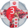 Emsa Ensemble de bols mélangeurs Prep & Bake colorés avec couvercle, 3 pièces