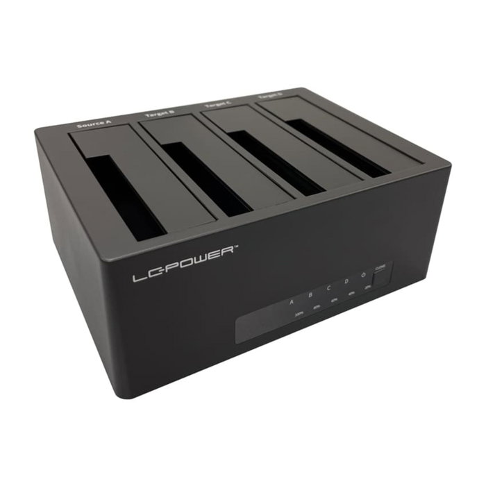 LC-Power LC-DOCK-U3-4B-V2 Station d'accueil HDD/SSD 4 baies LC-Power LC-DOCK-U3-4B-V2 Station d'accueil HDD/SSD 4 baies