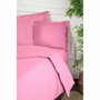 BigBuy Home Parure de couette Rose King Size - 3 Pièces