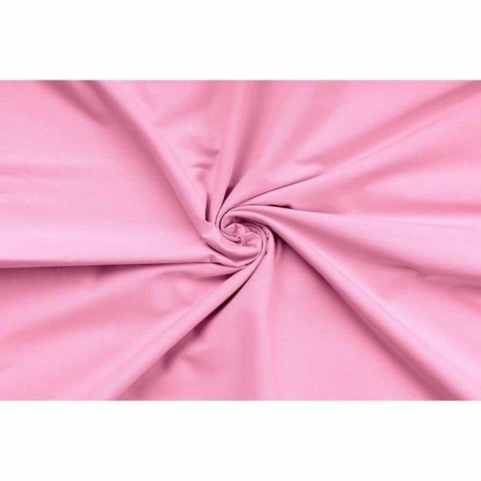 BigBuy Home Parure de couette Rose King Size - 3 Pièces