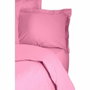 BigBuy Home Parure de couette Rose King Size - 3 Pièces