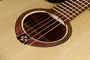 LAG Guitare électro-acoustique Folk Dreadnought Cutaway Natural pour gaucher, table épicéa massif, corps acajou, chevalet BrankoWood