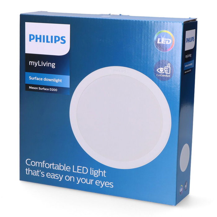 Philips Downlight LED Superficie/Encastrable Meson 23,5W 1820lm 4000K Blanc Ø22,17x5cm