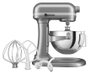 Kitchenaid KSM55SXX Robot Pâtissier Professionnel Heavy Duty 5,2L Argent - Avec Bol et Engrenages Métalliques, 11 Vitesses et Action Planétaire